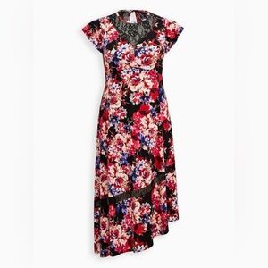 Midi Studio Knit Asymmetrical Dress